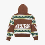 STADIUM / KNIT ZIP-UP HOODIE