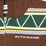 STADIUM / KNIT ZIP-UP HOODIE