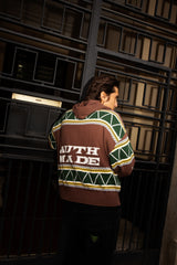 STADIUM / KNIT ZIP-UP HOODIE